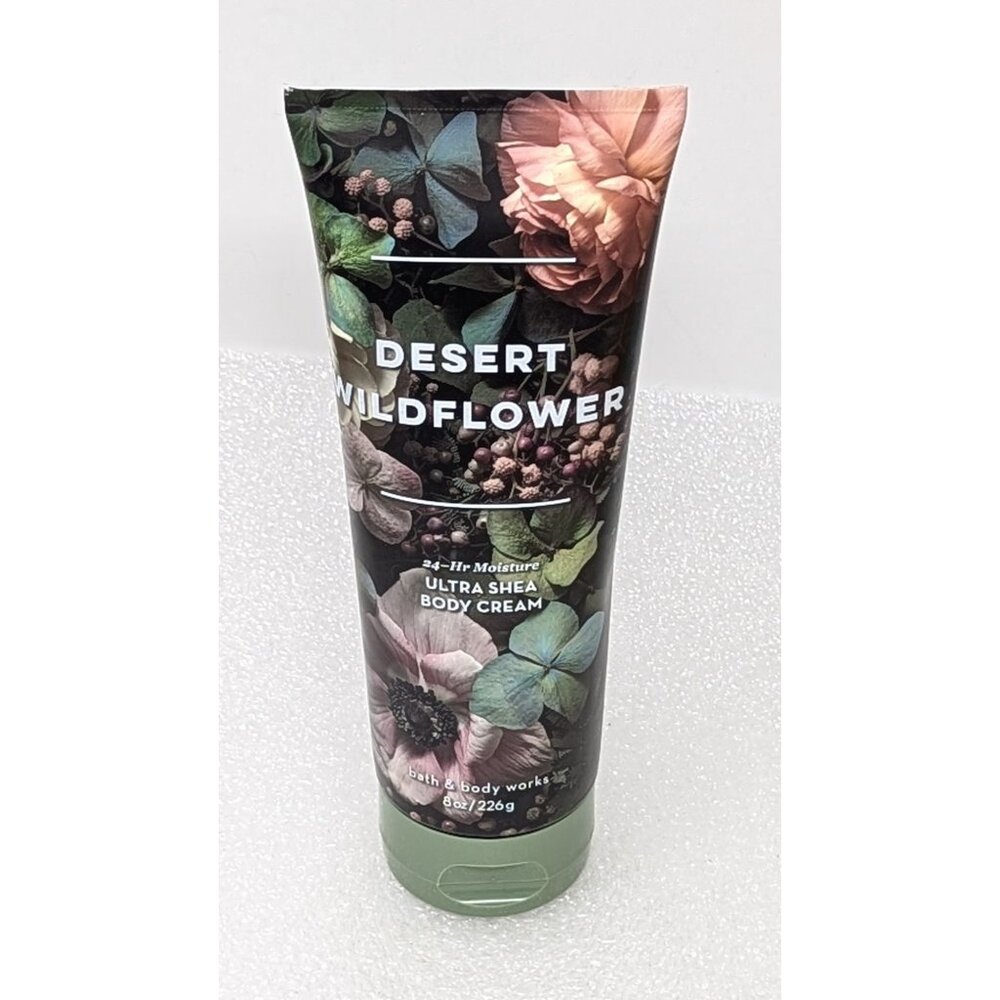 Bath & Body Works Desert Wildflower Ultra Shea Body Cream 24-Hr Moisture 8 Oz